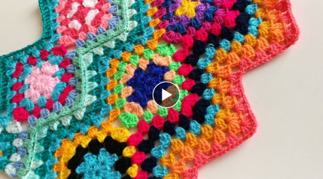 Zikzag Ve Motifli Battaniye ? Zigzag Blanket Crochet Tutorial & Pattern 